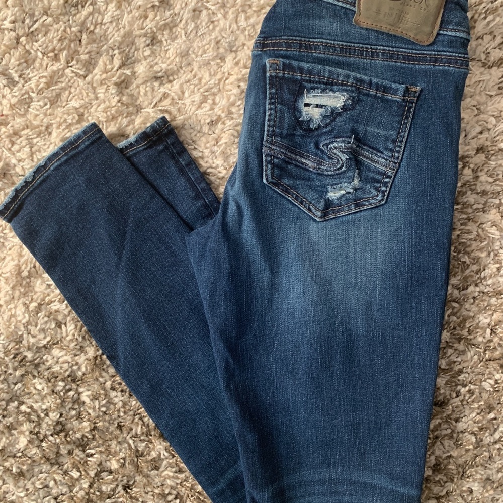Silver Jeans Aiko MID SKINNY Jeans 26W
